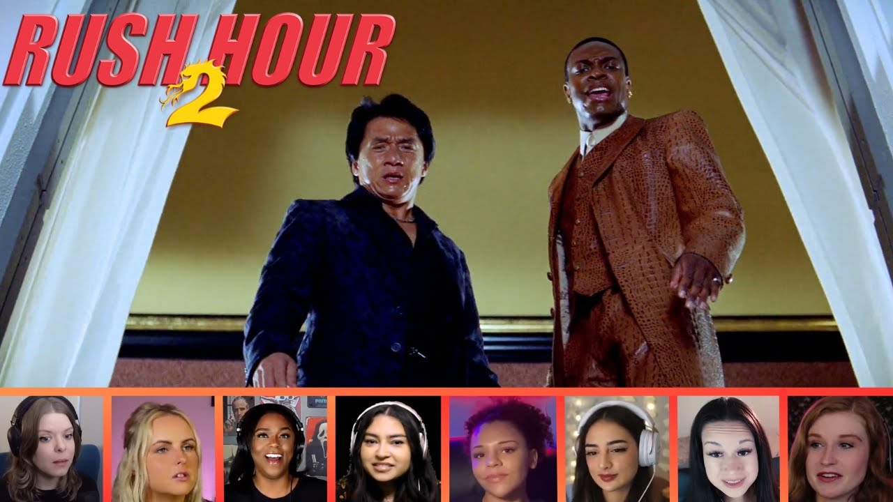 Reactors Reacting to RUSH HOUR 2 BLOOPERS 