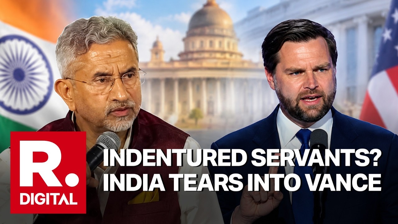'Deeply Offensive': India Shreds Vance's 'Indentured Servants' Remark For H1-B Visa Holders