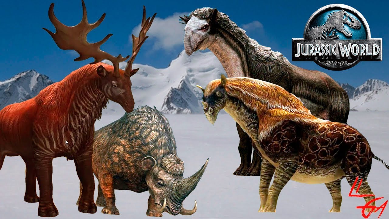Нашествие Индрикотериидов из надсемейства Носорогообразные Jurassic World The Game