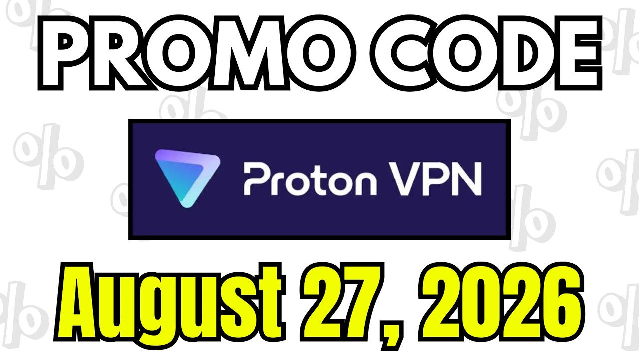 (NEW) Proton VPN Promo Code & Coupon Code August 2026 | Proton VPN Discount Code | 08/27/2026