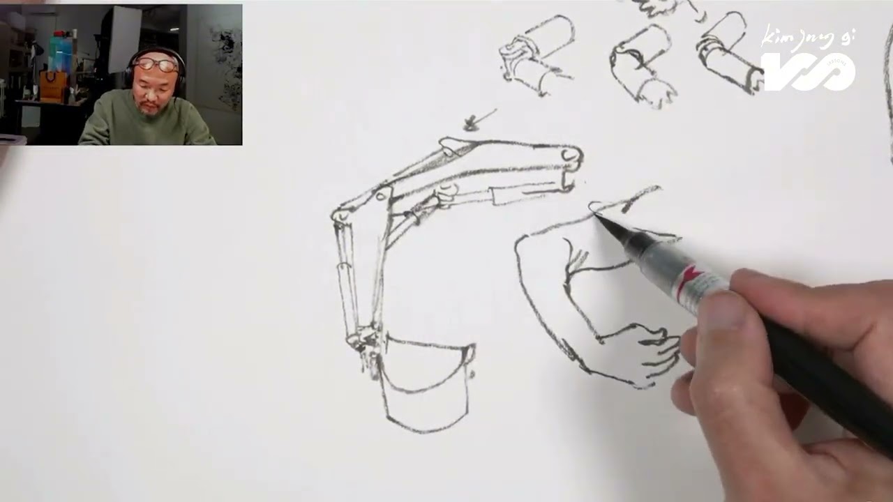 [Mecha] #kimjunggi  #sketch #art  #drawing #painting #金政基100堂课#