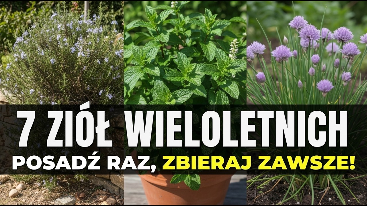 7 Wieloletnich Zi&oacute;ł, Kt&oacute;re Rosną Jak Chwasty! Posadź Raz, Zbieraj Na Zawsze!