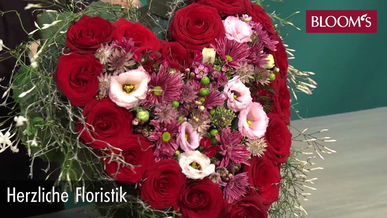 Herzliche Floristik | Deko mit Herz | DIY | BLOOM's Floristik