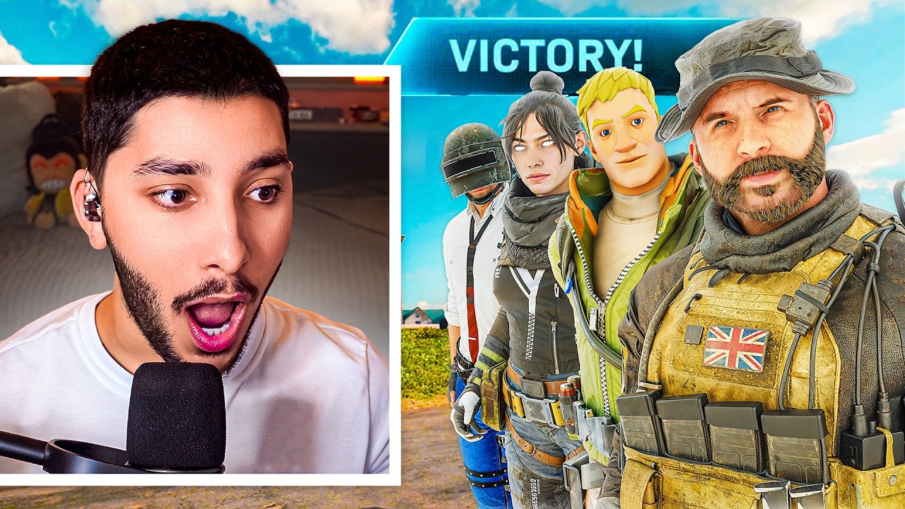 Gané en TODOS los BATTLE ROYALE en 1 VIDEO