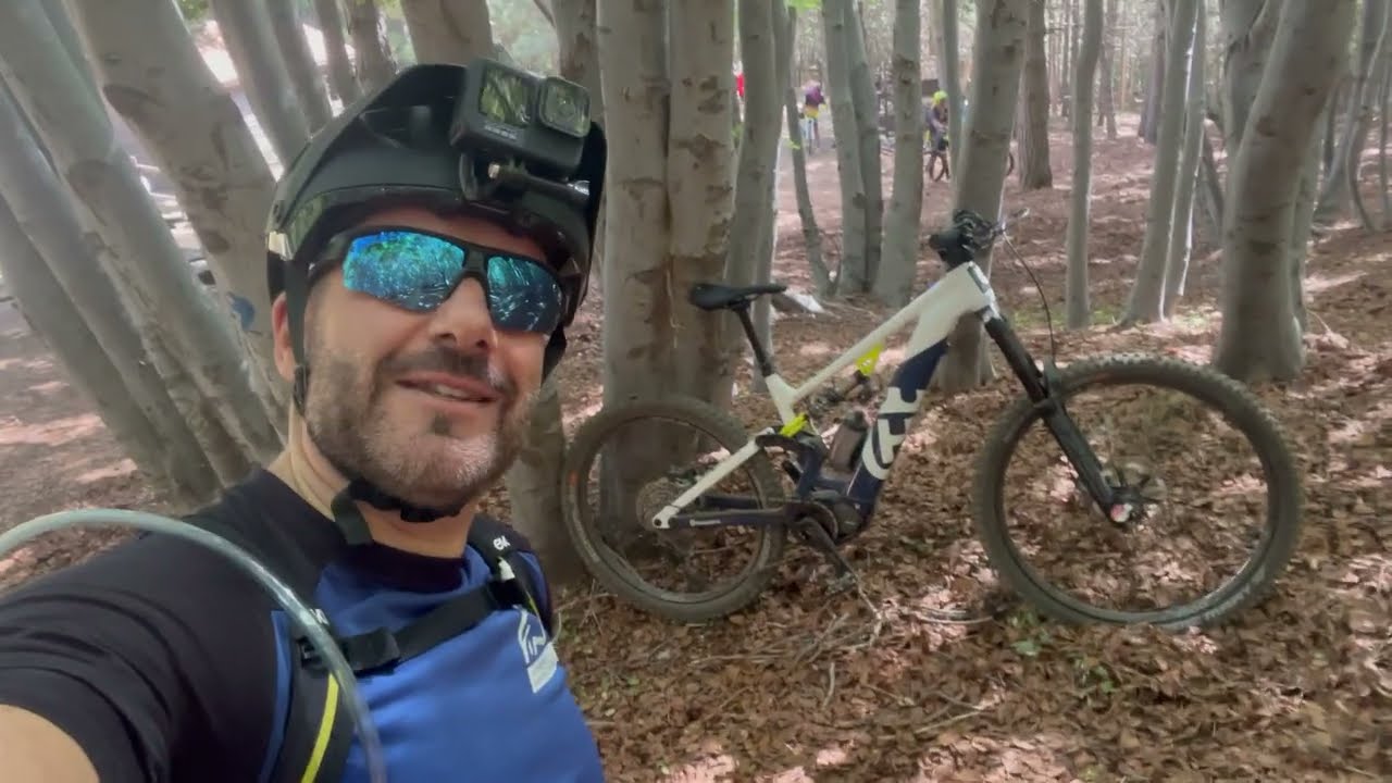 In MTB su Etna da Rifugio Ragabo a Osservatorio Pizzi Deneri 2818 m s.l.m