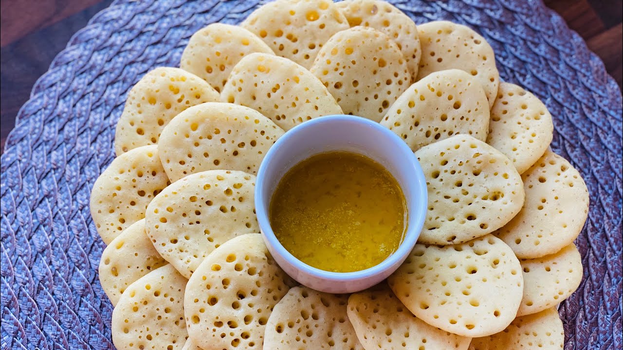 Cr&ecirc;pes aux mille trous ou Baghrir Facile &agrave; faire
