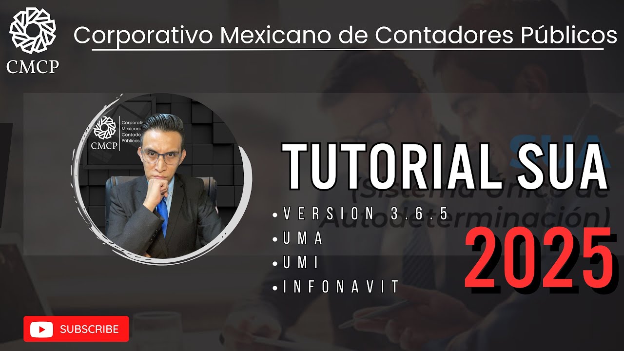 Como utilizar SUA 2025 (Versión 3.6.5, Infonavit, mov. afiliatorios y Prima de RT)