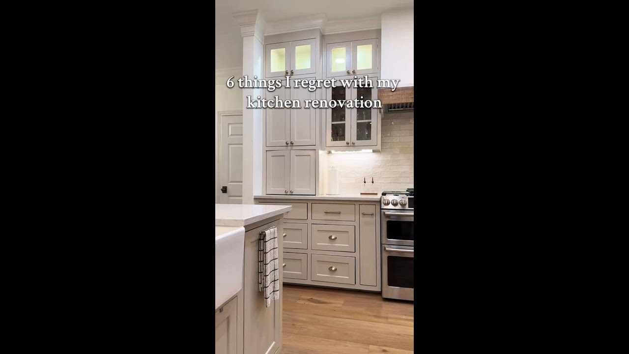 Kitchen Renovation Regrets