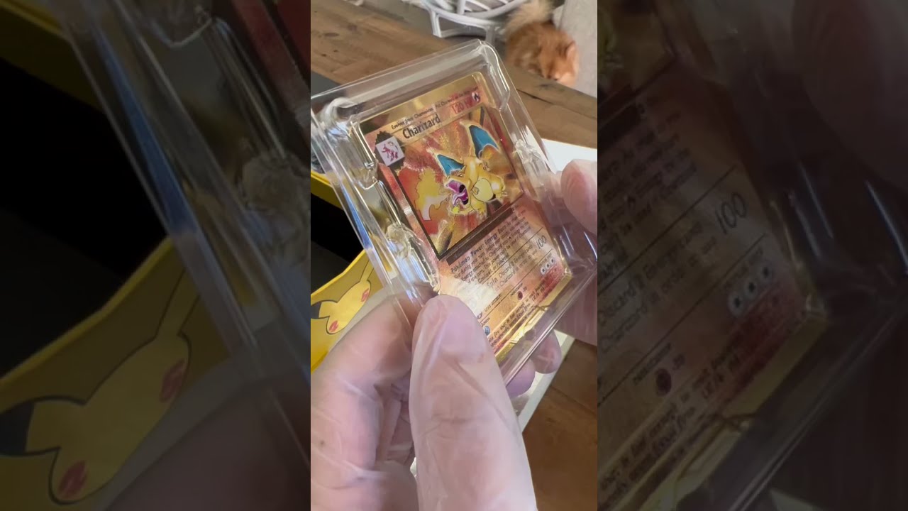 Pok&eacute;mon Celebration UPC ⚡️| Metal Gold Charizard 🔥