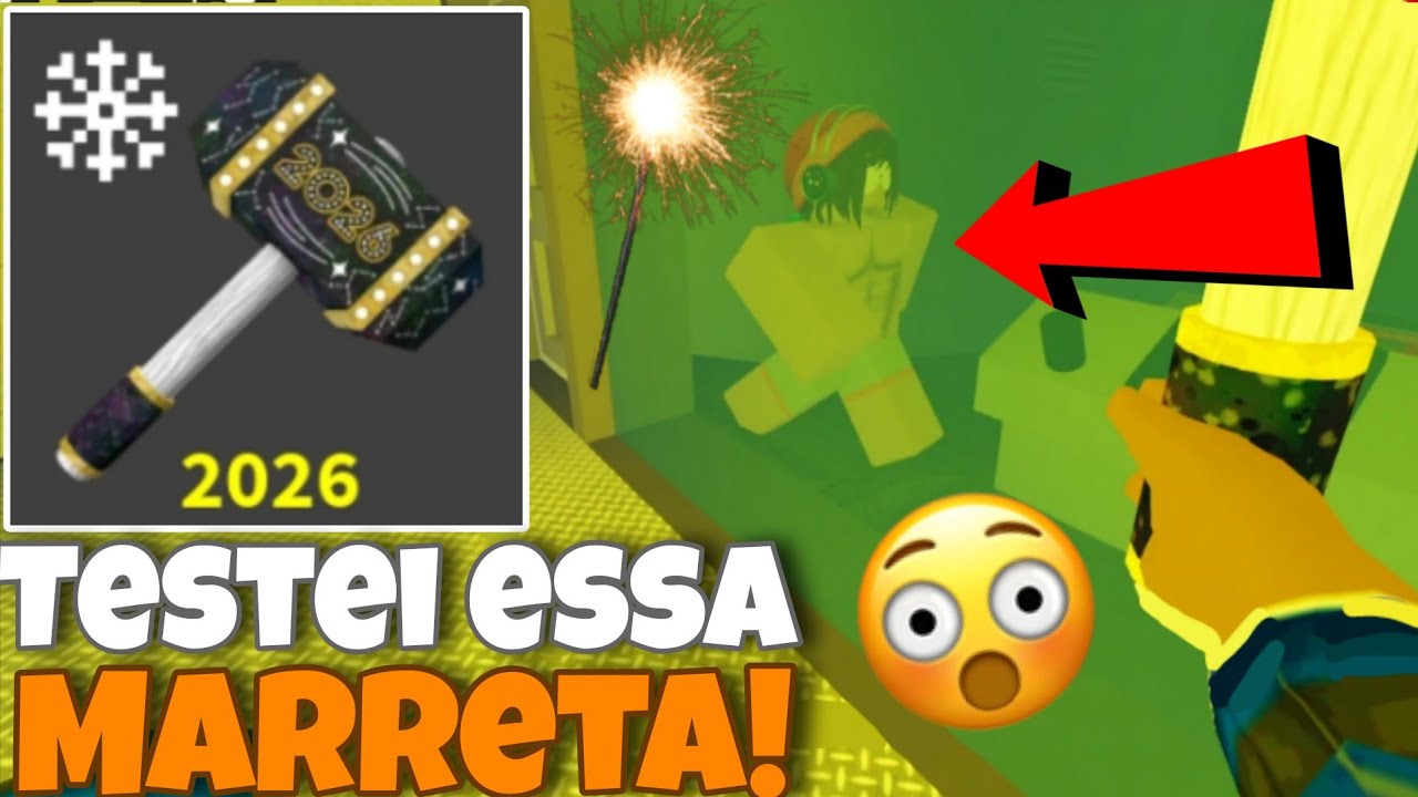 Testei a marreta 2026 no MARRETÃO!😱 (Será que deu broken?)