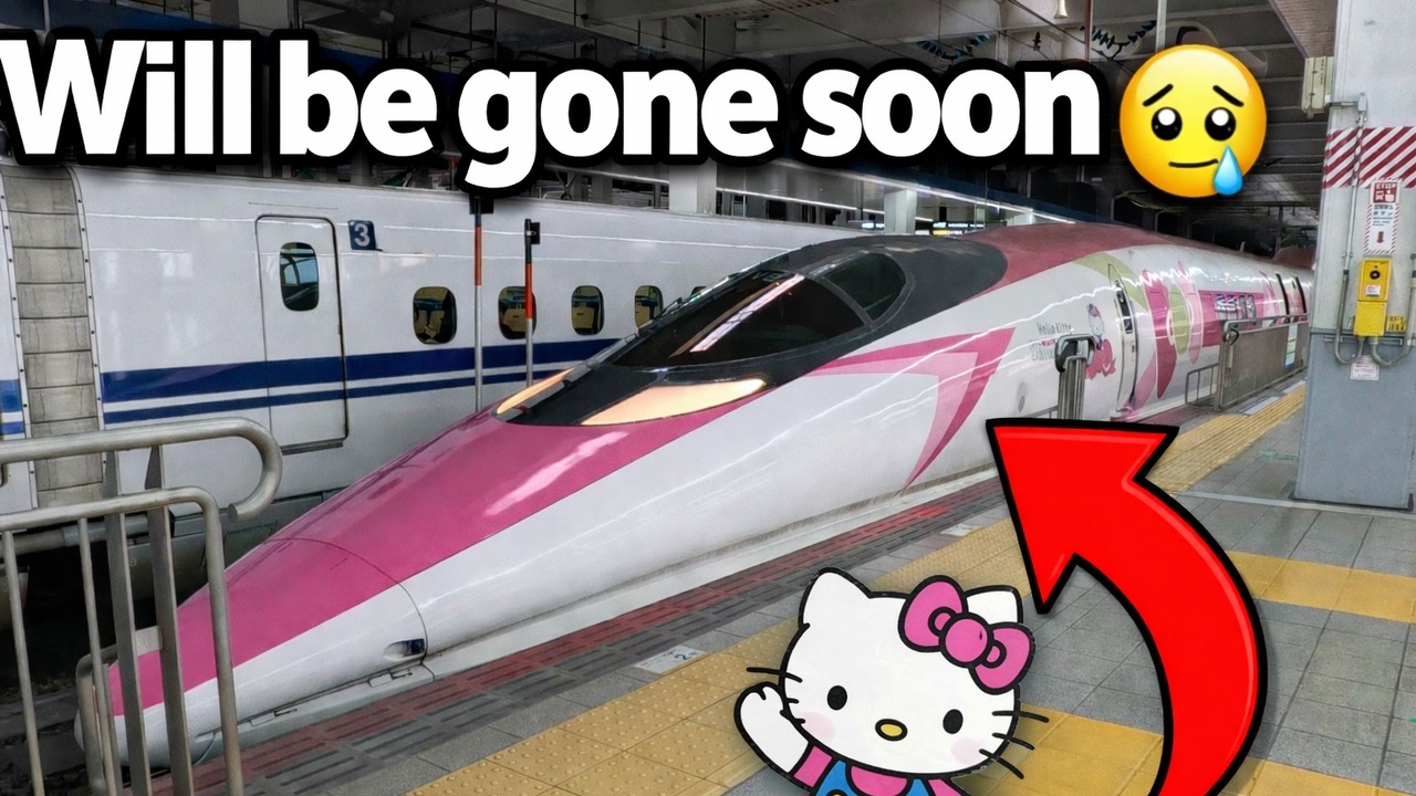 Gone Soon: Japan's HELLO KITTY Bullet Train! What is it like?