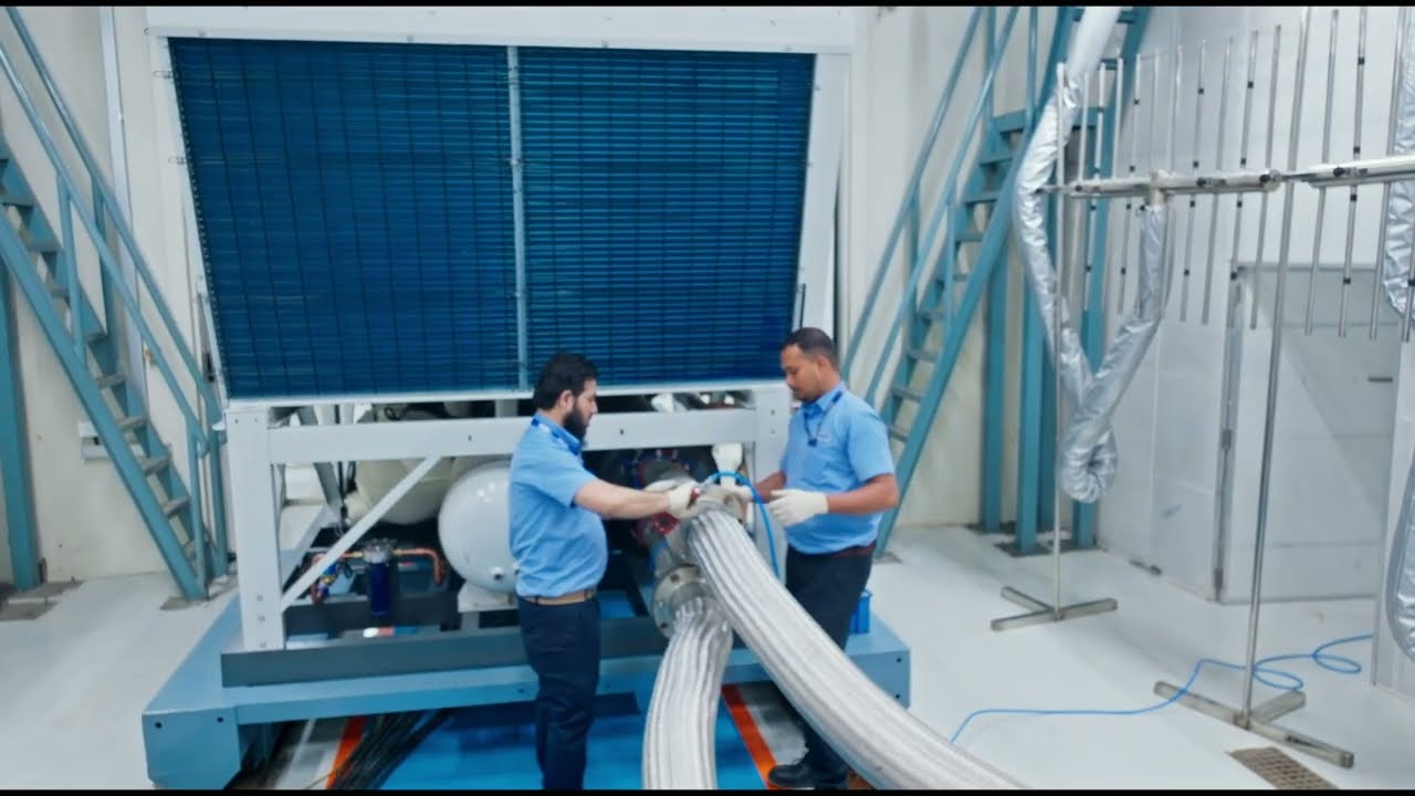 Blue Star's AHRI-Certified Chiller Test Facility - Air Cooled & Water Cooled Chillers.