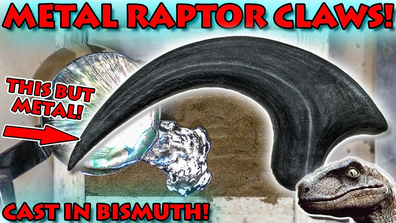 Making Bismuth Velociraptor claws!