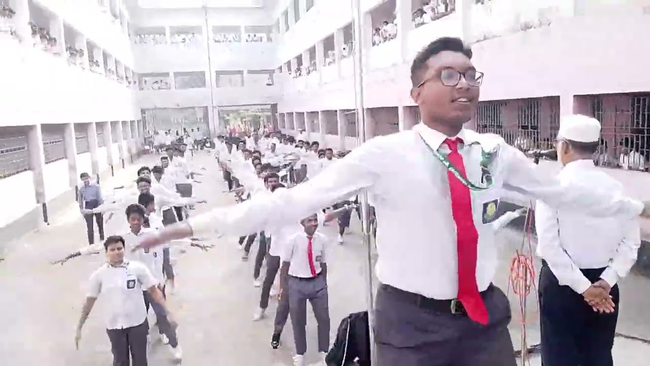 ২০২৫ সালের ১০ম শ্রেণীর শেষ পিটি প্যারেড। বরিশাল কালেক্টরেট স্কুল এন্ড কলেজ @বরিশাল 