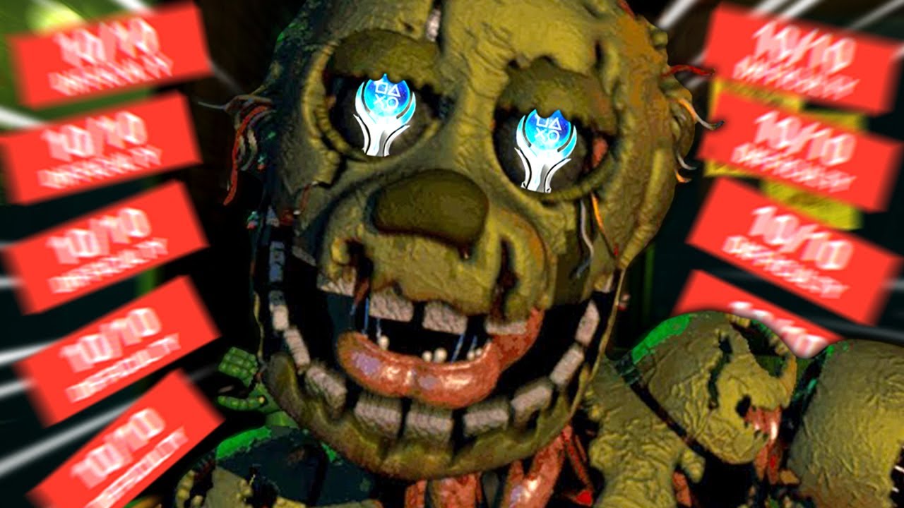 Five Nights At Freddy's 3 Has The Most Annoying Platinum Trophy Ever...