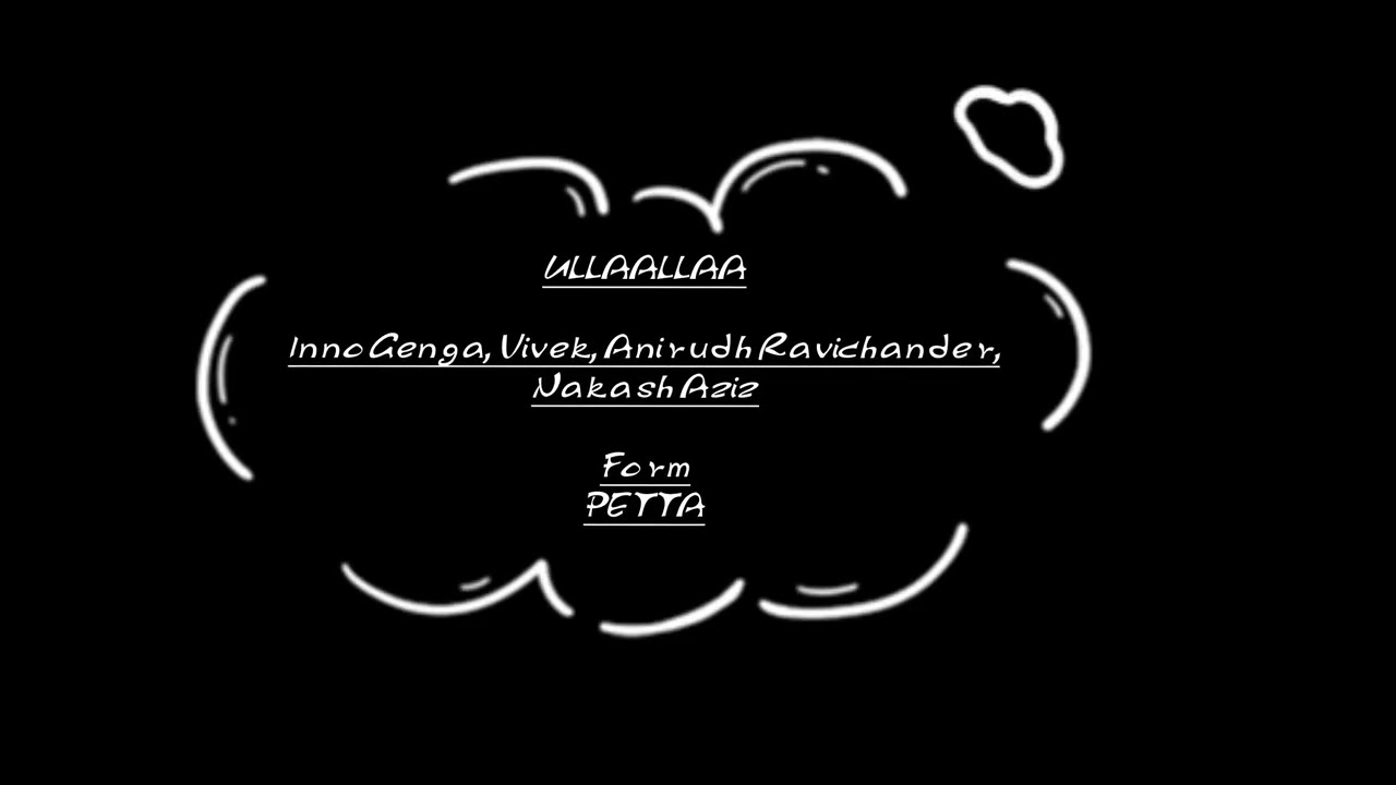 Ullaallaa fullSong|from PETTA@blackmedia001 #video#music#song#motivational#superstar#tamil#hitsong