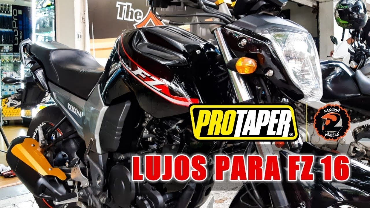 #passion2wheels #protapercolombia | Accesorios de lujo para YAMAHA FZ 16
