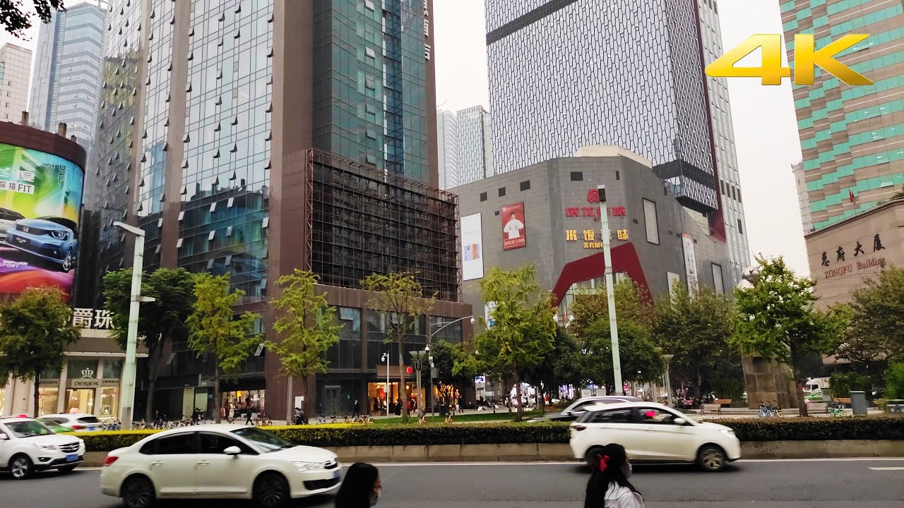[4K]Walking tour of Chengdu|The capital of Sichuan Province, China, from Tianfu Square to ChunxiRoad