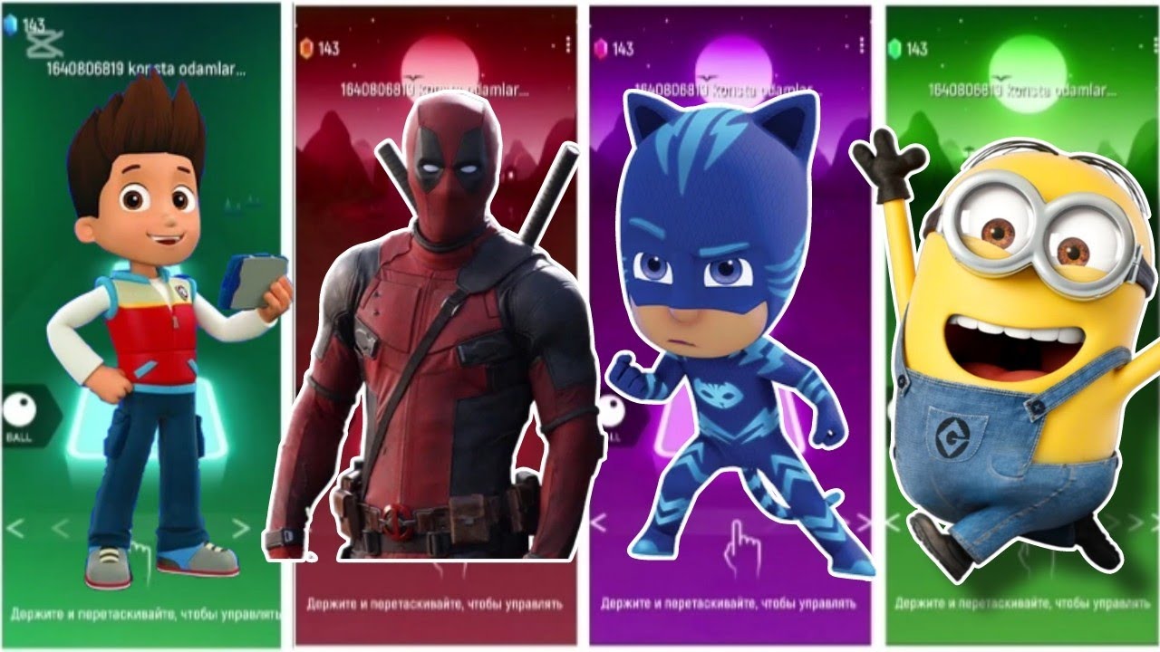 Epic Team Battle: Sonic, Deadpool, Minions & Caine — Tiles Hop EDM Rush! 🤯