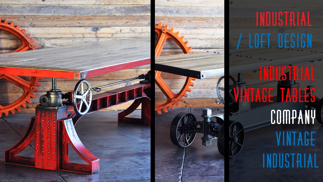 Industrial Vintage Tables - Company Vintage Industrial