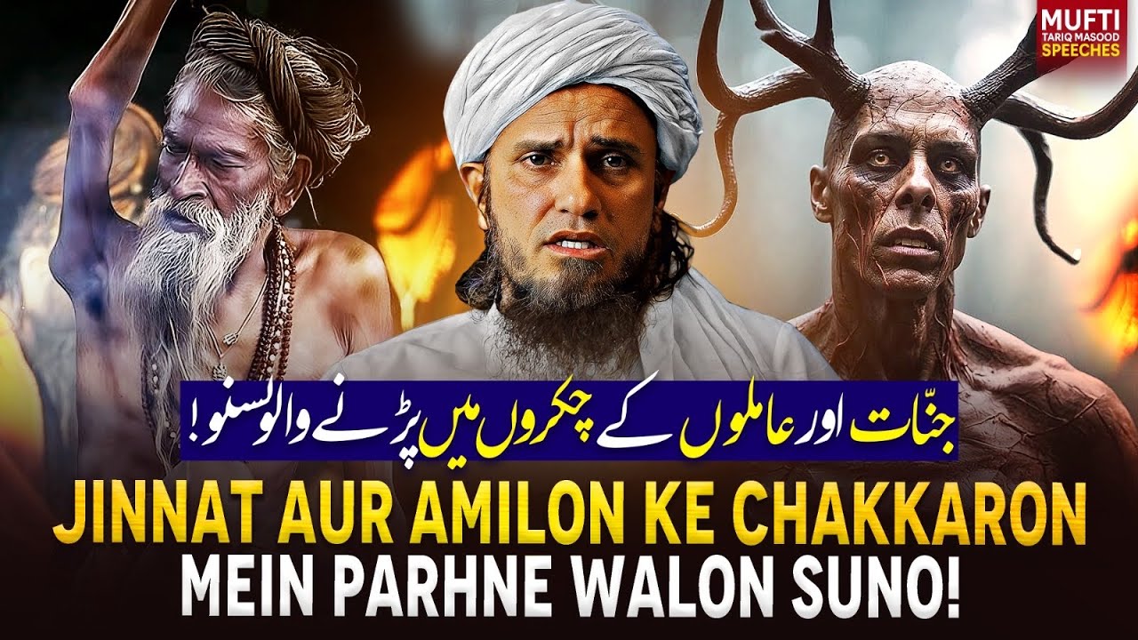 Jinnat Aur Amilon Ke Chakkaron Mein Parhne Walon Suno ! | Mufti Tariq Masood Speeches 🕋