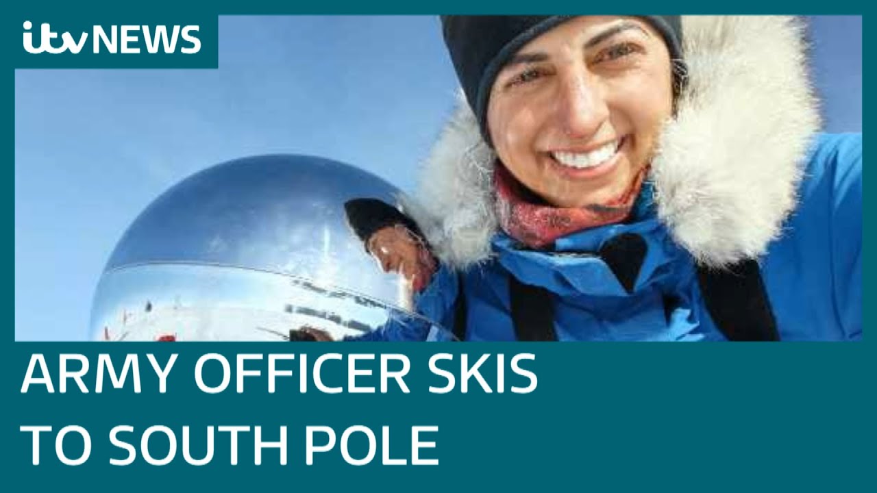 British army officer becomes first woman of colour to ski to South Pole unaccompanied | ITV News