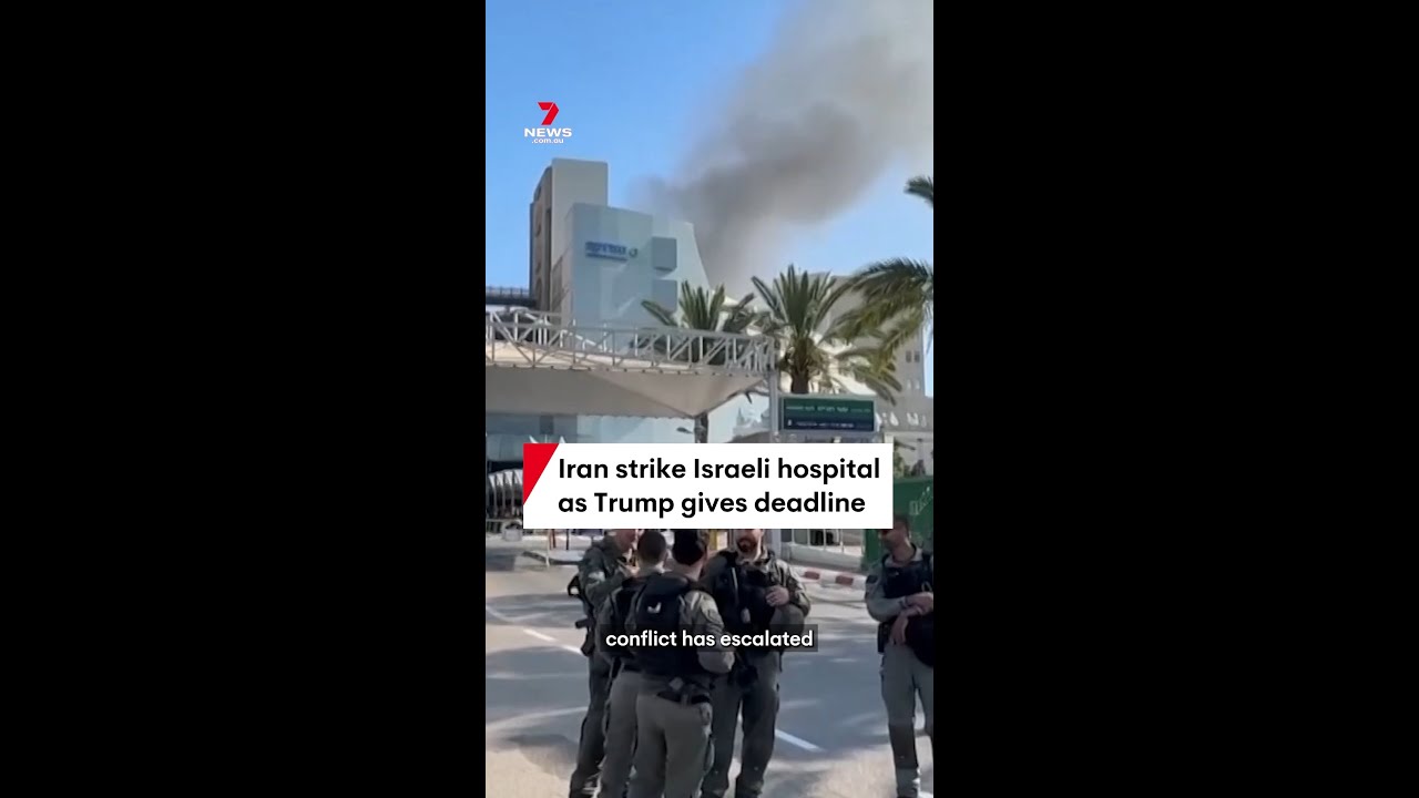 Iran strike Israeli hospital as Trump gives deadline