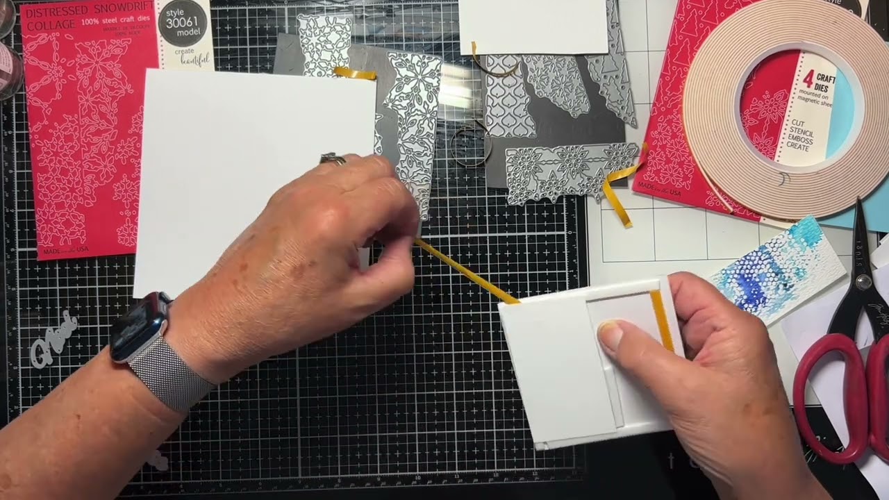 Super quick elegant Christmas card