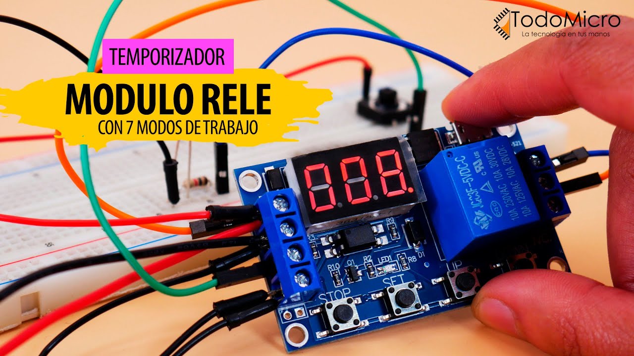 👉⏱️ Nuevo modelo del modulo rele temporizador con 7 modos de trabajo.