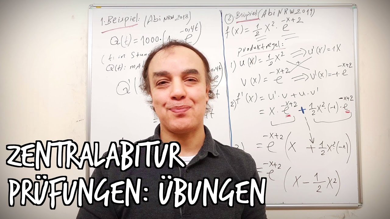 Zentralabitur Pr&uuml;fungen: &Uuml;bungen