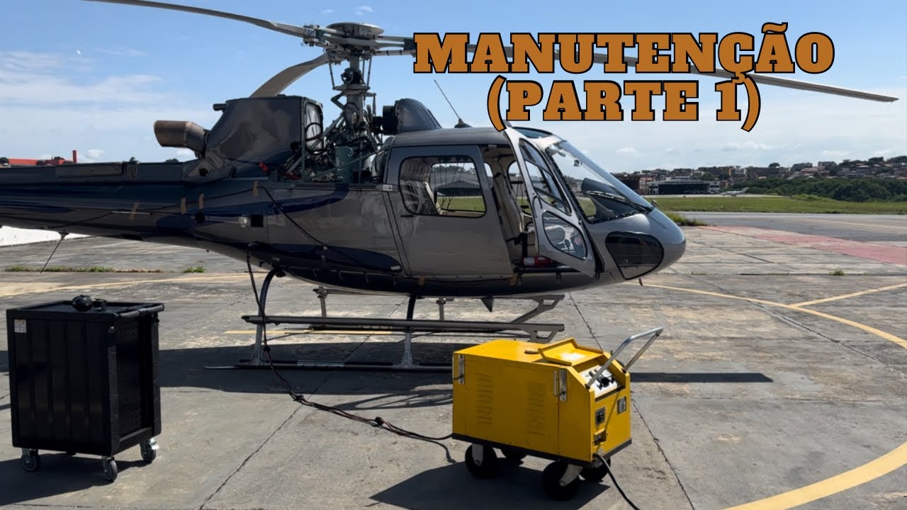 Manuten&ccedil;&atilde;o do Helicoptero esquilo (H125). 100% para voar. Parte 1