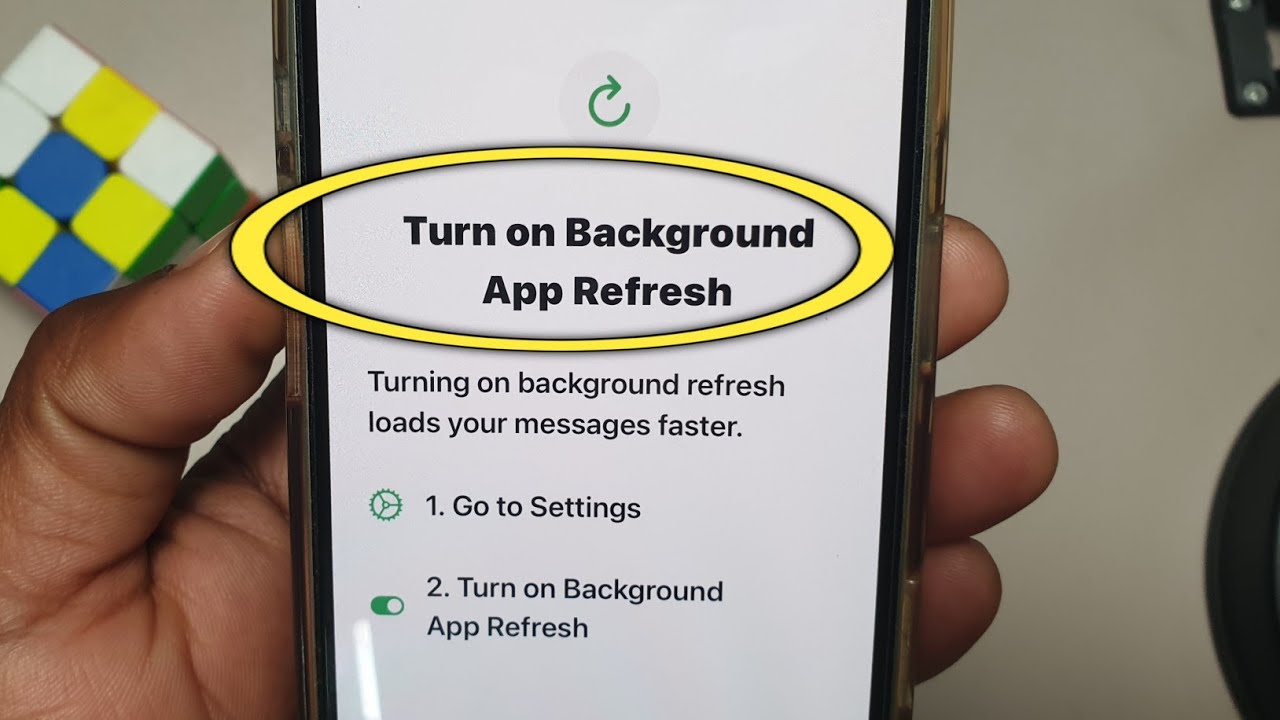 turn on background app refresh iphone whatsapp | turn on background app refresh