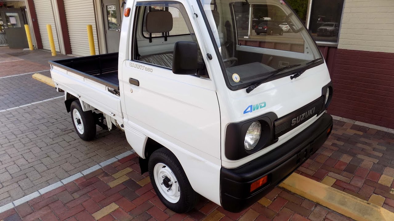 1991 Suzuki Carry 17k miles 4WD review and test drive