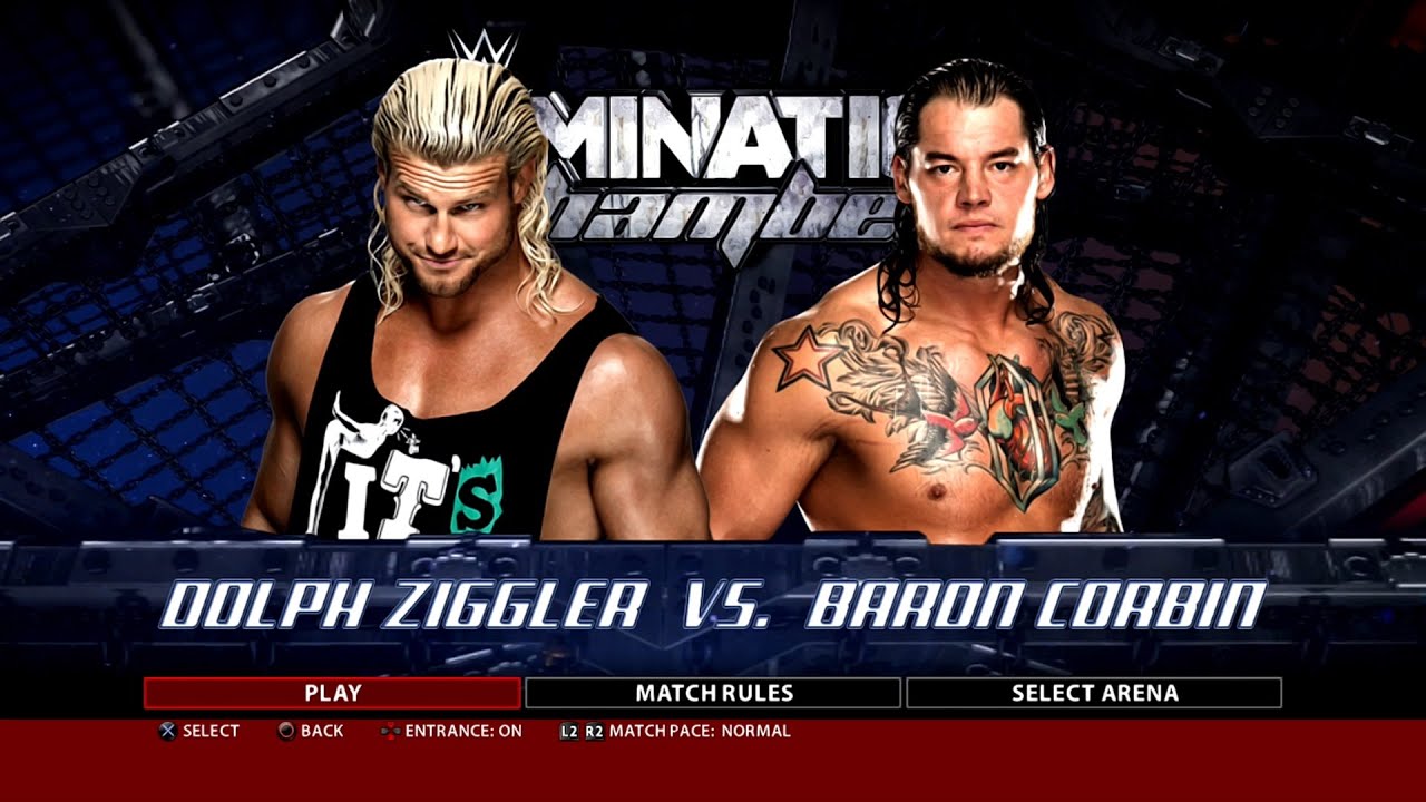 WWE 2K16 PS3 - Dolph Ziggler VS Baron Corbin - KO Match [2K][mClassic]