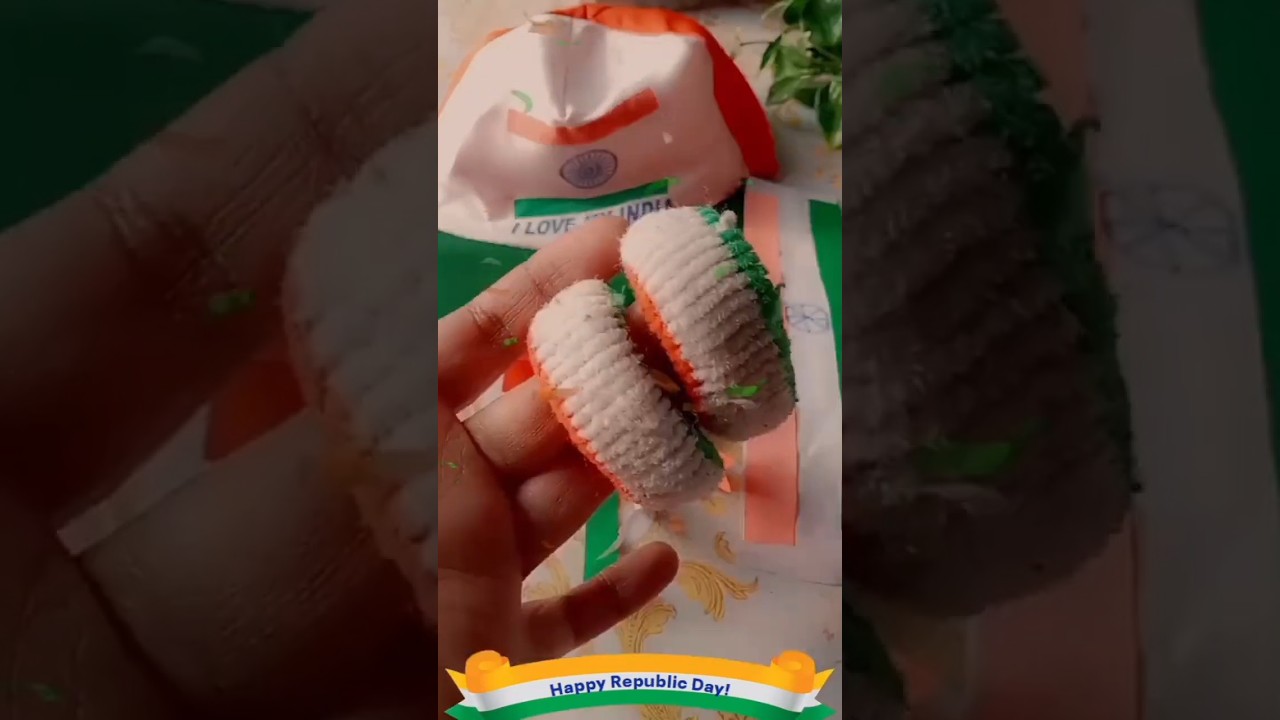 easy hand bracelet making with clay art craft ideas for republic day 