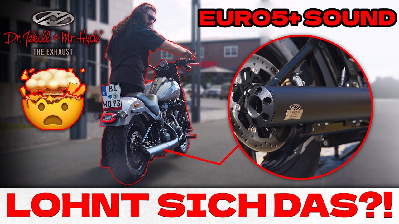 EURO 5+ = KEIN SOUND?! H-D LOW RIDER S 2025 mit JEKILL & HYDE KLAPPENAUSPUFF im TESTRIDE