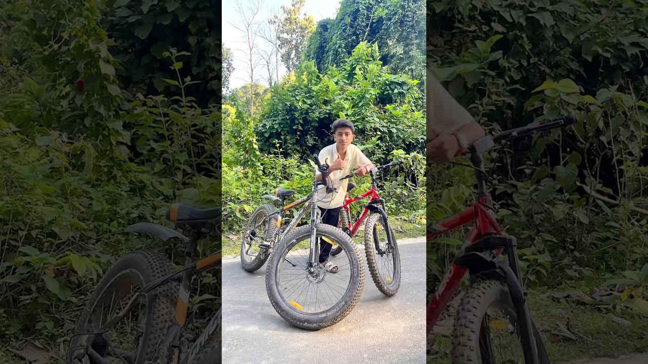 One mini bicycle and one fat bike unboxing and testing, 
