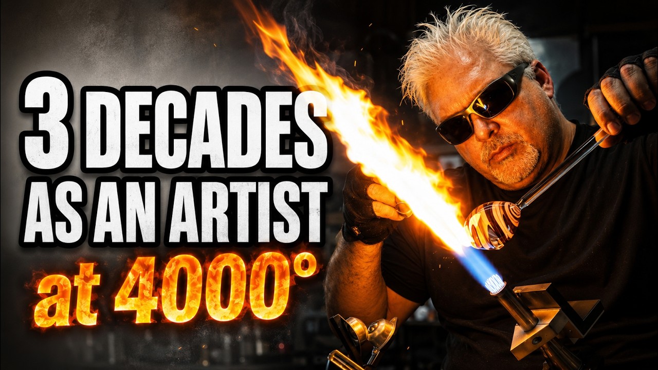 LIVE Glassblowing &ndash; Surviving 3 Decades as an Artist at 4000&deg;