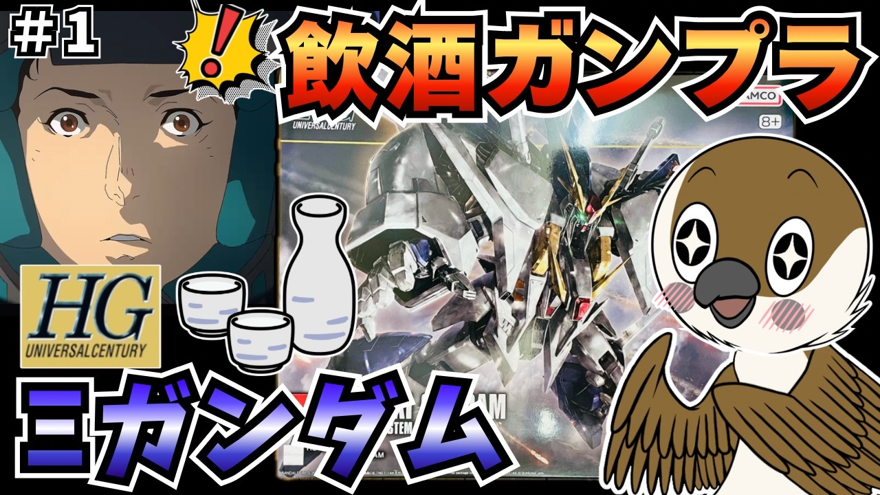 【閃光のハサウェイ】買っちゃった！HGΞガンダムを飲酒🍶しながら組んでいくぞ！！　#1  【機動戦士 ガンダム HG 1/144 クスィーガンダム】