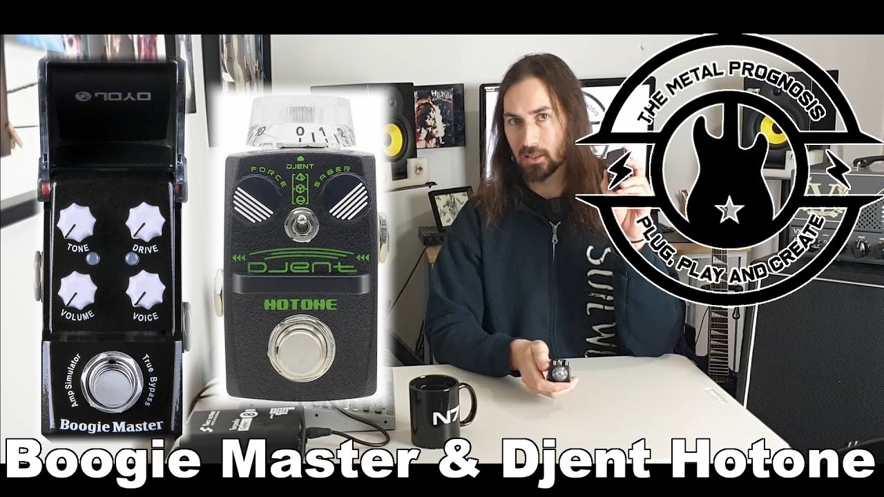 Tiny Pedals Unite! Joyo Boogie Master matched with Djent Hotone! Big sound with little pedals.