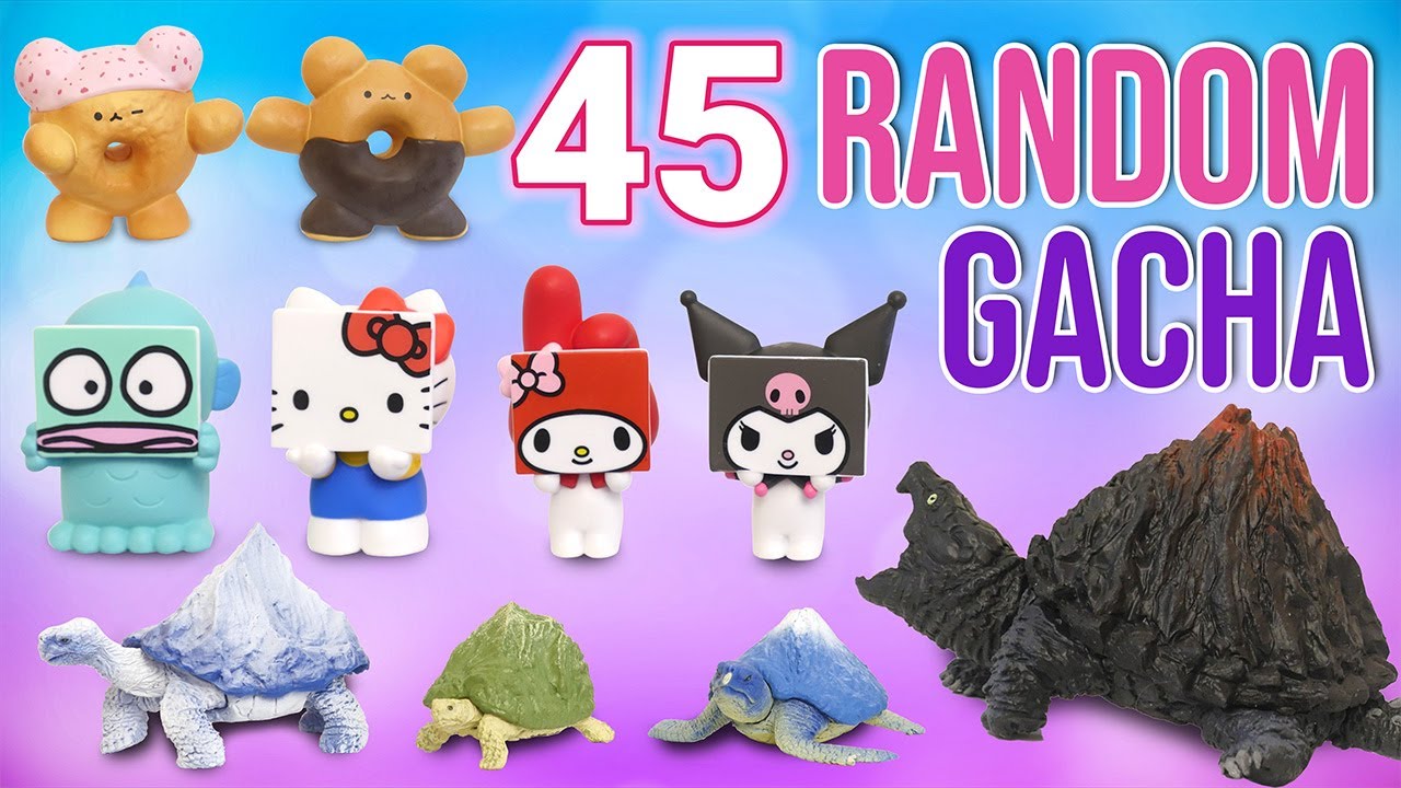 45+ Random Gachapon Mystery Capsules | Sanrio | Pokemon | Donut Bears | Mountain Turtles | MORE!