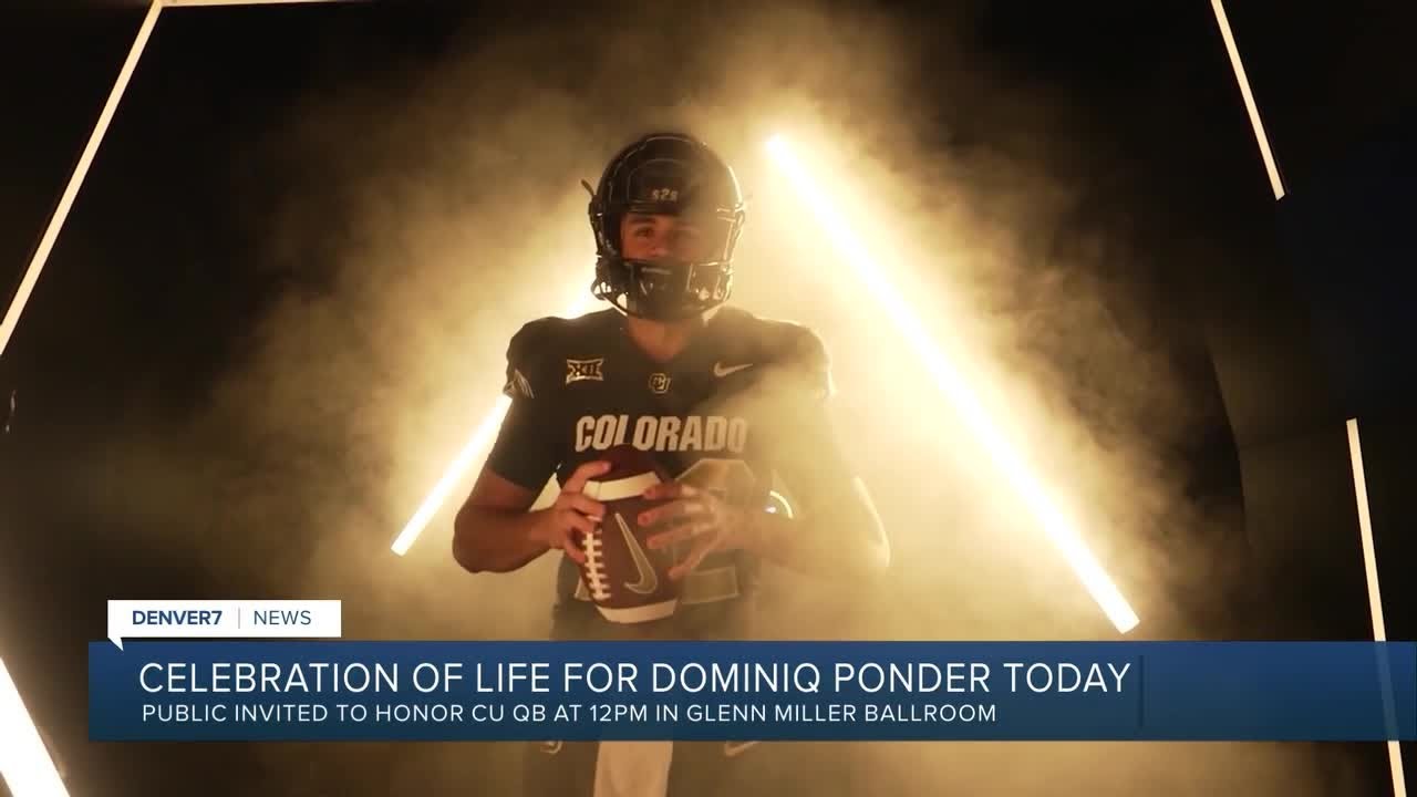 Friends and family to gather for memorial of CU quarterback Dominiq Ponder