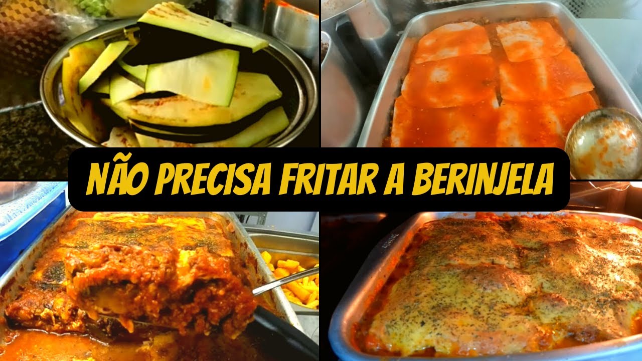 QUASE NENHUM RESTAURANTE SERVE ESSE PRATO - LASANHA DE BERINJELA À BOLONHESA