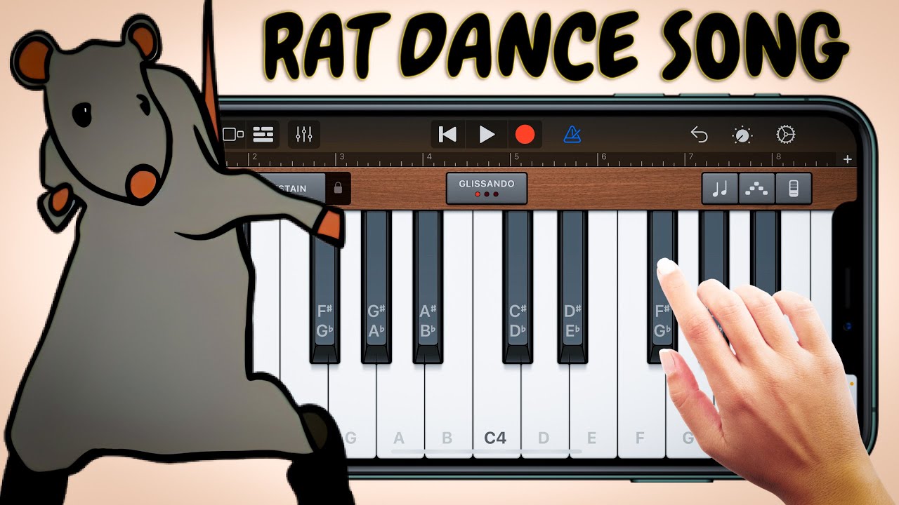 Viral Rat Dance Meme Song on iPhone (GarageBand)