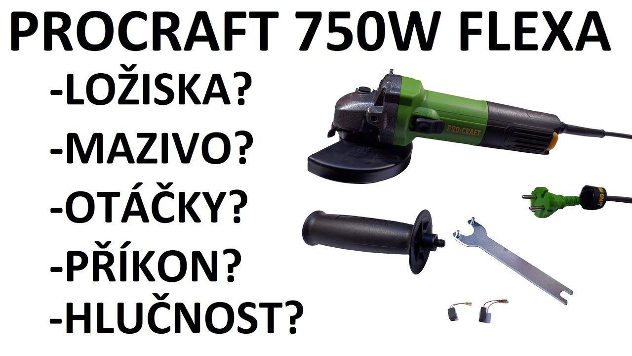Úhlová Bruska PROCRAFT PW750
