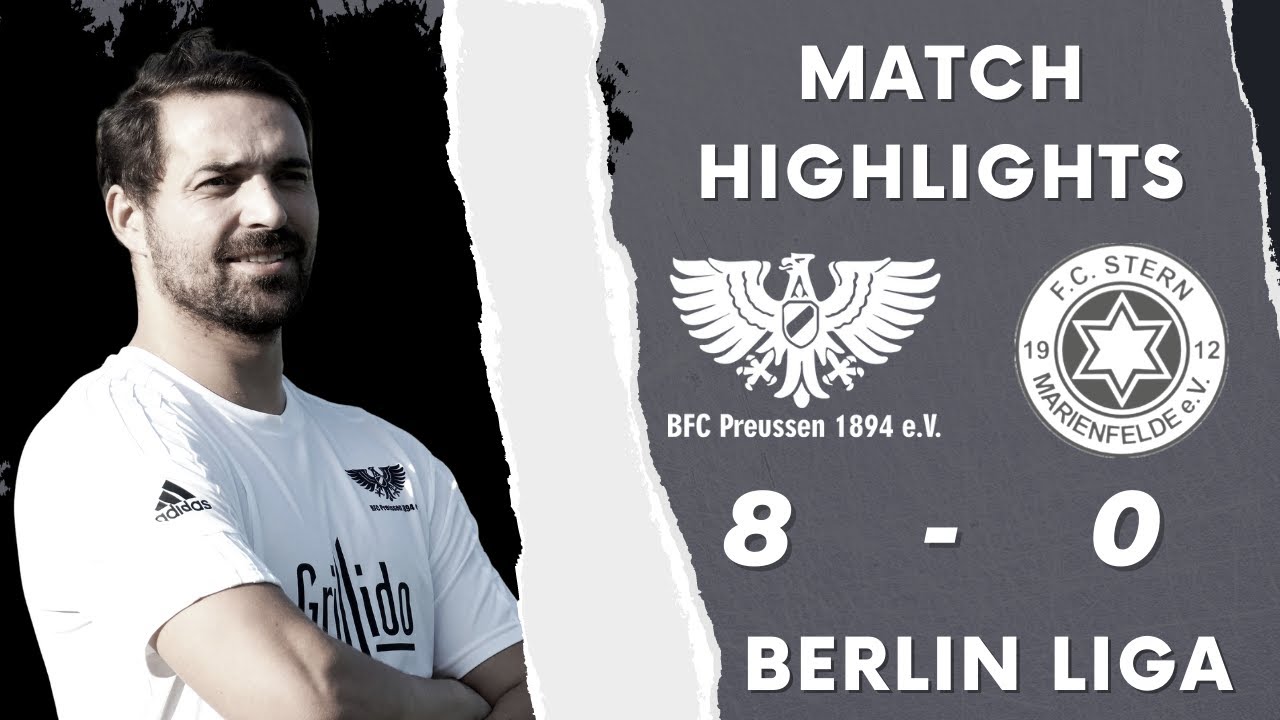 BFC Preussen - F.C. Stern Marienfelde HIGHLIGHTS | 22. Spieltag BERLIN LIGA | BFC PREUSSEN TV