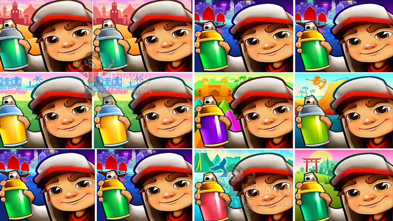 Subway Surfers Marrakesh VS Subway Surfers Berlin VS Subway Surfers Hong Kong