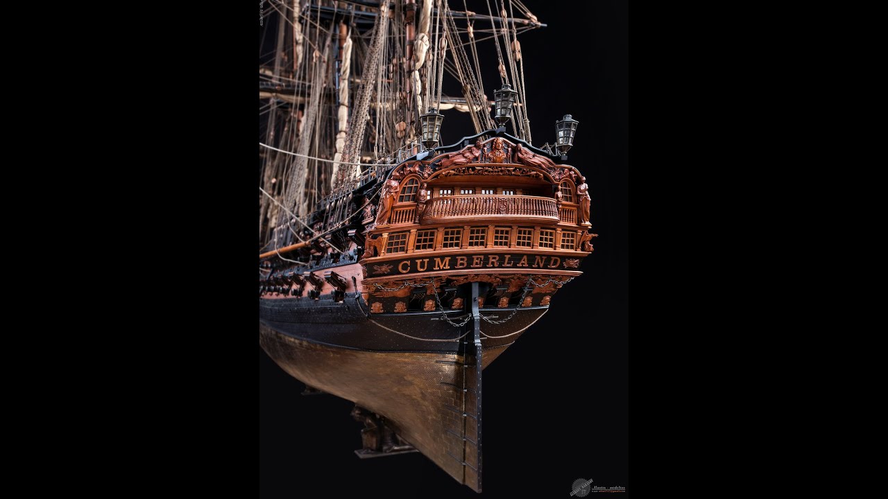 Модель корабля CUMBERLAND  / MODEL SHIP  CUMBERLAND