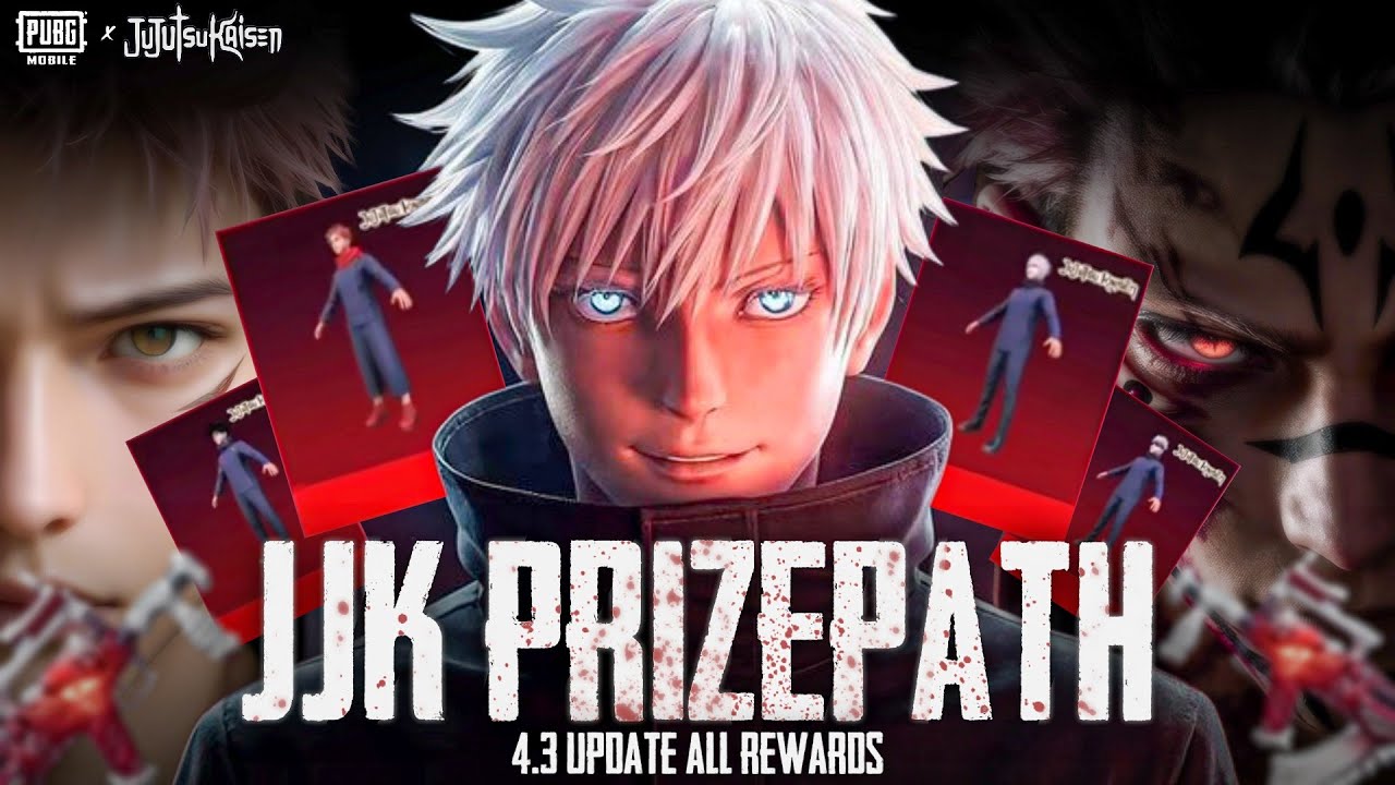 BGMI 4.3 JJK Prize Path: First Look at All Rewards, Skins & Release Date! ⛩️