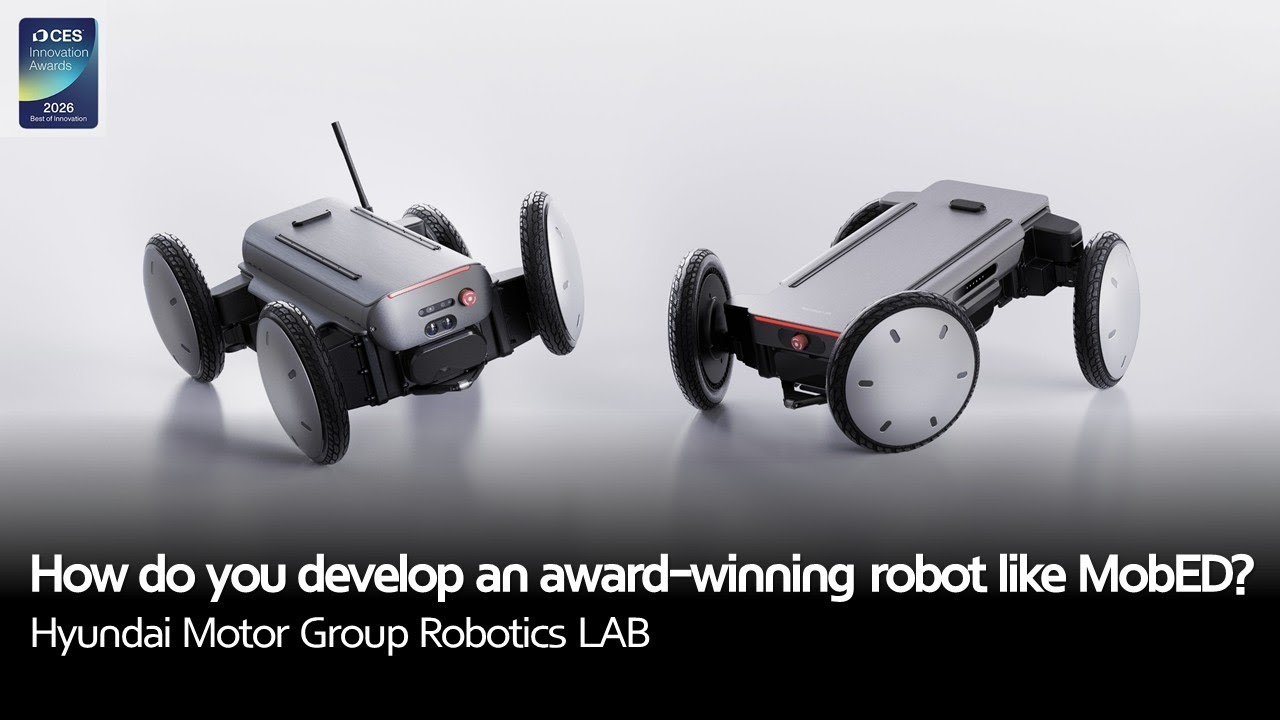 How do you develop an award-winning robot like Hyundai Motor Group Robotics LAB&rsquo;s MobED?
